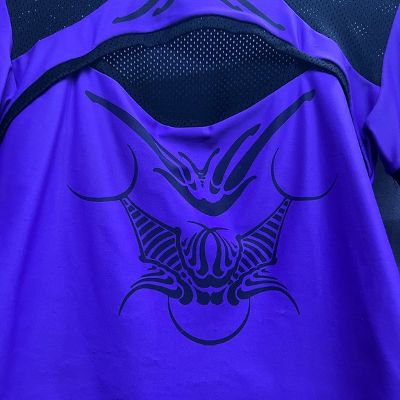 DANE 3001 Purple Cyber Aesthetic Slash Top London - Picture 5 of 11